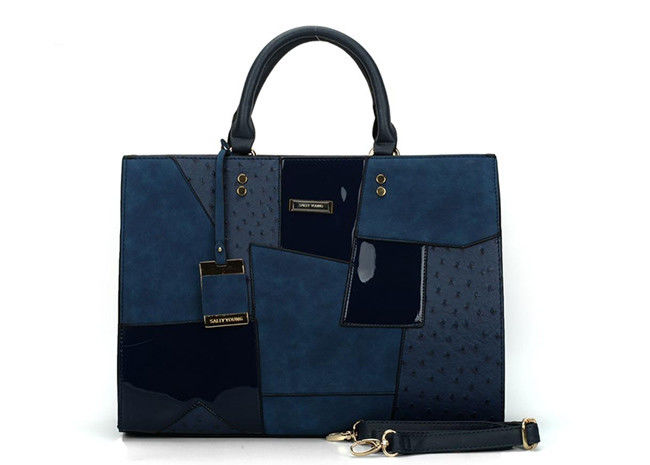 Waterproof Practical Purse Set For Ladies , Abrasion Resistant PU Leather Tote