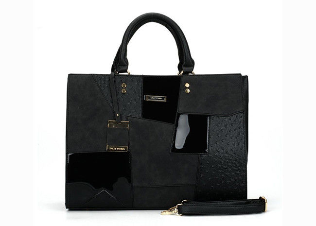 Waterproof Practical Purse Set For Ladies , Abrasion Resistant PU Leather Tote